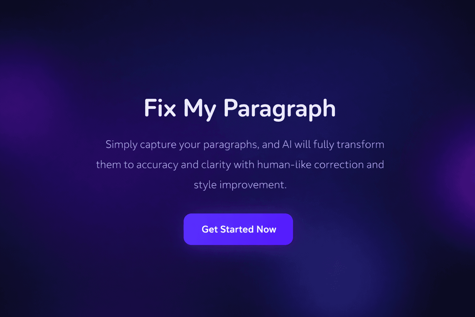 Fix My Paragraph